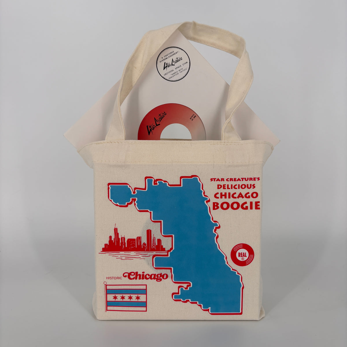 Star Creature 7" Chicago Tote Bag